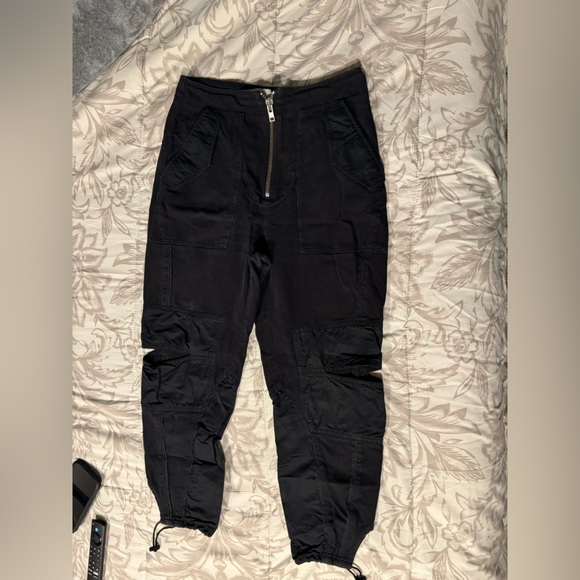 Designer 3.1 Phillip Lim linen harem cutout cargo jogger pants size 0 hot deal - Picture 4 of 5